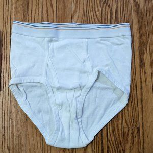 Bloopers! Mens White Briefs Size Small 8 Pairs